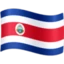 Flag: Costa Rica emoji, Facebook design
