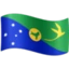 Flag: Christmas Island emoji, Facebook design