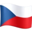 Flag: Czechia emoji, Facebook design