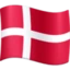 Flag: Denmark emoji, Facebook design