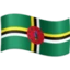 Flag: Dominica emoji, Facebook design