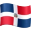 Flag: Dominican Republic emoji, Facebook design