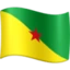 Flag: French Guiana emoji, Facebook design