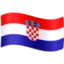 Flag: Croatia emoji, Facebook design