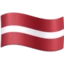 Flag: Latvia emoji, Facebook design