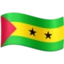 Flag: São Tomé & Príncipe emoji, Facebook design