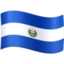 Flag: El Salvador emoji, Facebook design