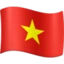 Flag: Vietnam emoji, Facebook design