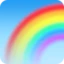 Rainbow emoji, Facebook design