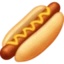 Hot Dog emoji, Facebook design