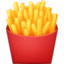 French Fries emoji, Facebook design