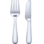 Fork and Knife emoji, Facebook design