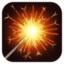 Sparkler emoji, Facebook design