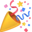 Party Popper emoji, Facebook design