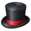 Top Hat emoji, Facebook design