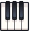 Musical Keyboard emoji, Facebook design