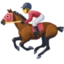 Horse Racing emoji, Facebook design