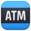 Atm Sign emoji, Facebook design
