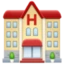Hotel emoji, Facebook design