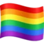 Rainbow Flag emoji, Facebook design