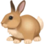 Rabbit emoji, Facebook design