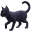 Black Cat emoji, Facebook design