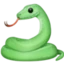 Snake emoji, Facebook design
