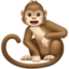 Monkey emoji, Facebook design