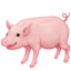 Pig emoji, Facebook design