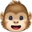 Monkey Face emoji, Facebook design