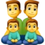 Family Man, Man, Boy, Boy emoji, Facebook design