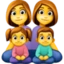 Family Woman, Woman, Girl, Boy emoji, Facebook design