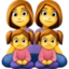 Family Woman, Woman, Girl, Girl emoji, Facebook design