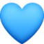 Blue Heart on Facebook