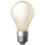 Light Bulb emoji, Facebook design