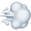 Dashing Away emoji, Facebook design
