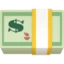 Dollar Banknote emoji, Facebook design