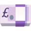 Pound Banknote emoji, Facebook design