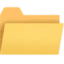 Open File Folder emoji as drawn by Facebook
