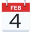 Tear-off Calendar emoji, Facebook design