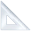 Triangular Ruler emoji, Facebook design