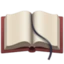 Open Book emoji, Facebook design