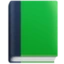 Green Book emoji, Facebook design