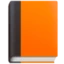 Orange Book emoji, Facebook design