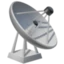 Satellite Antenna emoji, Facebook design