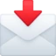 Envelope with Arrow emoji, Facebook design