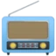 Radio emoji, Facebook design