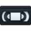 Videocassette emoji, Facebook design
