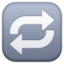 Repeat Button emoji, Facebook design