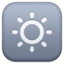 Dim Button emoji, Facebook design